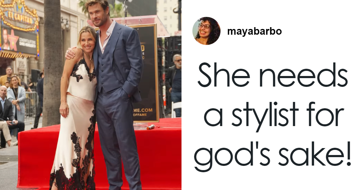 Chris Hemsworth’s Wife Slammed For Wearing “Pajamas” To Hollywood Star Event