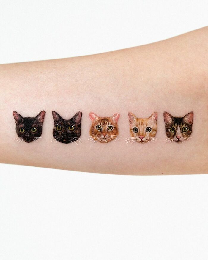 25 Cutest Pet Portrait Tattoos