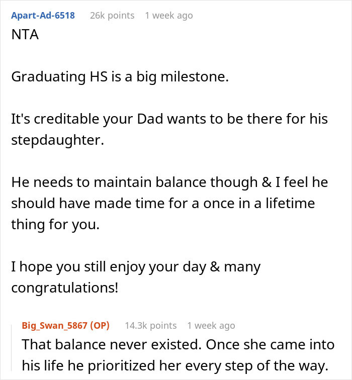 Dad Causes Irreparable Family Rift After Choosing His “Little Princess” Over Son’s Graduation