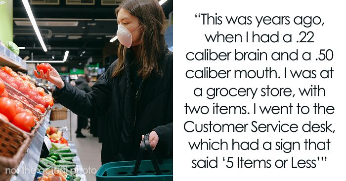 Cashier Can’t Do Anything Against Karen Breaking Checkout Rules, Another Shopper Humbles Her Instead