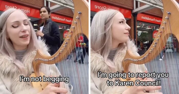 “Some People Hate Joy”: People Defend Harpist For Staying Patient While “Karen” Berated Her