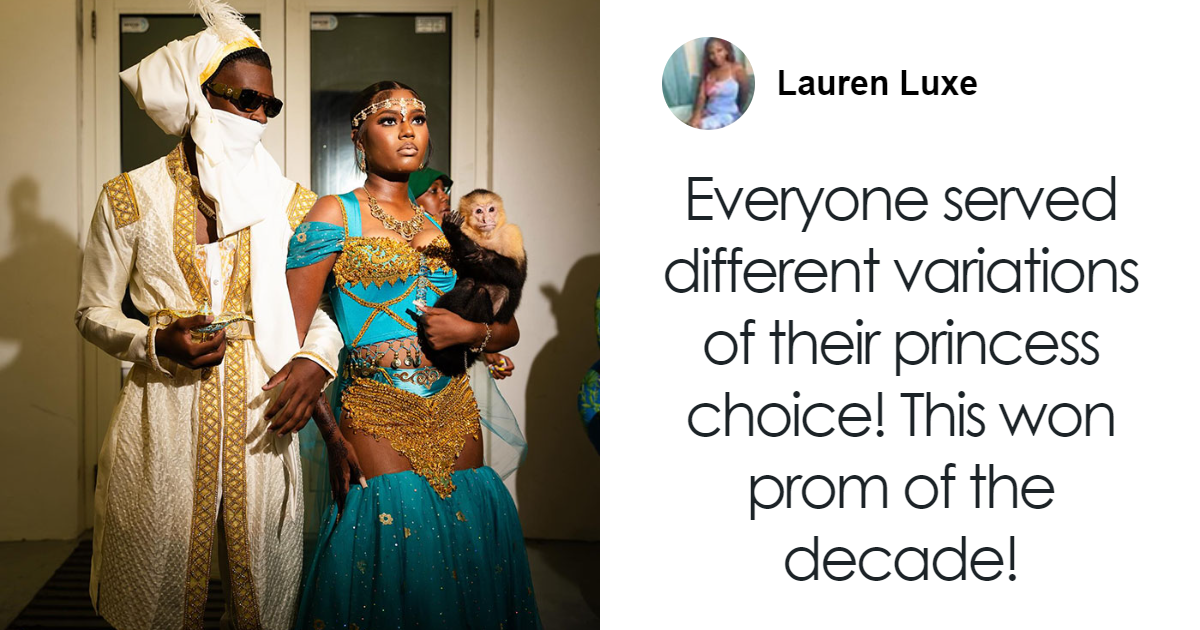 Florida High School’s “Once Upon A Time” Prom Goes Viral For Stunning Met-Gala-Level Outfits
