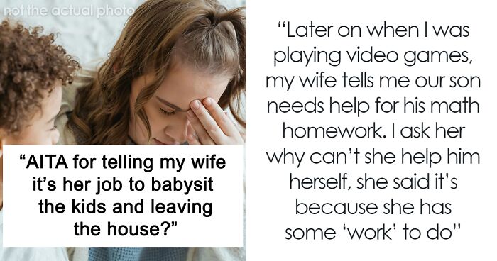 Husband And Wife At Each Other’s Throats After Man Tries To Have One Day Off But Wife “Forgets” 