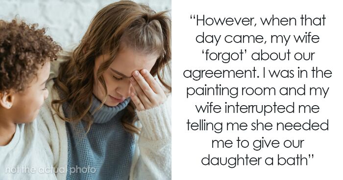 Husband Gets Back At Wife Conveniently Forgetting About His Day Off From “Babysitting”