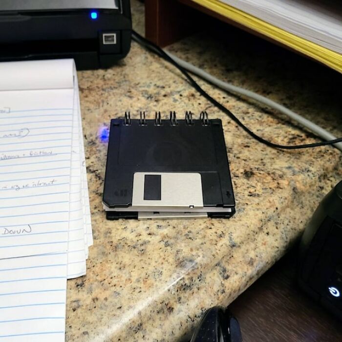 Write Your Story On A Piece Of Tech History: Floppy Disk Notebook