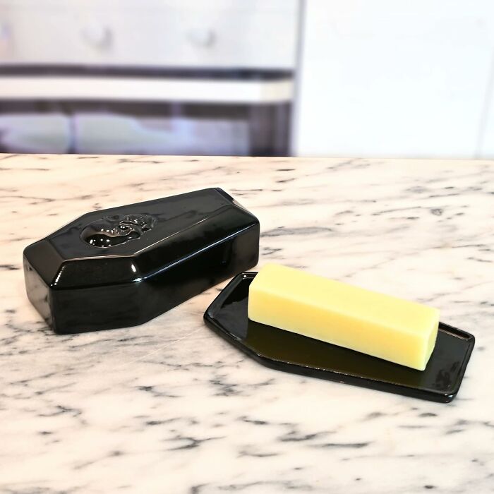 Butter... Or Bones? This Coffin-Shaped Butter Dish Would Do The Trick