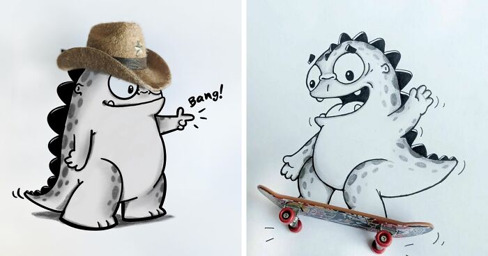 Twin Duo’s Imaginative Illustrations Continue To Cheer Up People On Instagram (42 New Pics)