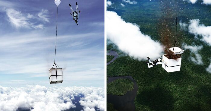 Skydiver Luigi Cani Impresses The World By Releasing 100 Million Seeds Into Brazilian Amazon