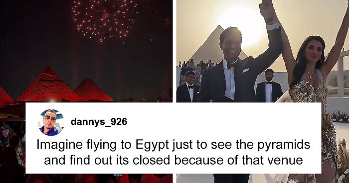 “Not A Party Venue”: Outrage After Billionaire Rents Out Pyramids For Wedding Party