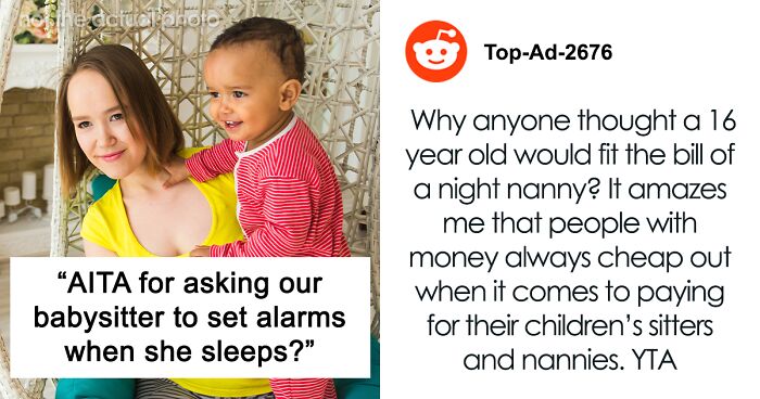 Teenage Babysitter Falls Asleep And Doesn’t Hear The Baby Crying, Parent Makes Ridiculous Request