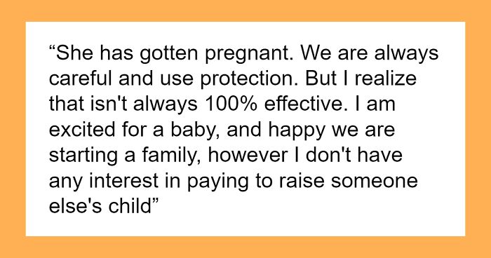 A Woman In An Open Relationship Gets Pregnant, BF Demands Paternity Test To Prove He’s The Dad