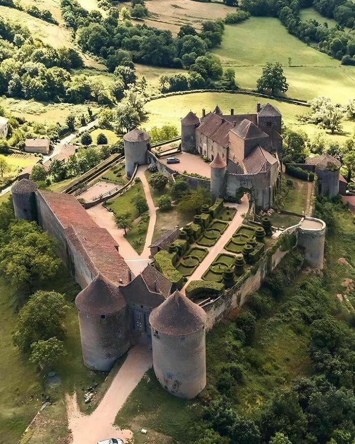 Fortress Of Berzé-Le -Châtel , France, A 10th Century Fortress