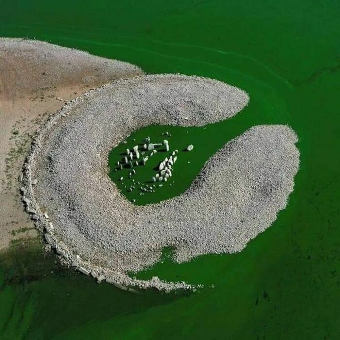 A Megalithic Monument In Spain That's Older Than The Pyramids Was Recently Uncovered From Its Watery Hiding Place By A Drought