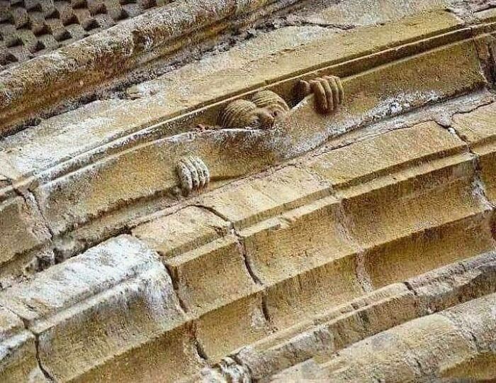 Medieval Humor. - Abbey Of Sainte Foy, Conques, France, C.1050