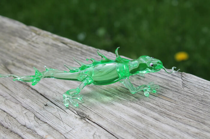I Made This Uranium Glass Lizard