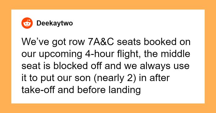 Mom Gets A Reality Check After Planning On A Stranger Giving Up Their Gold Member Seat For Her