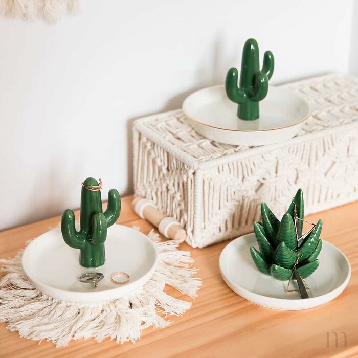 Don't Desert Your Rings Just Anywhere. Keep Them Safe In This Charming Cactus Ring Holder 