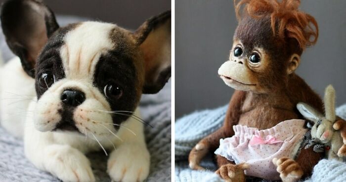 This Artist Makes Felted Wool Animals Through Needle Felting (21 New Pics)