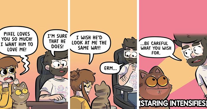 39 Cute And Relatable Comics About Life With A Boyfriend And Four Cats, By This Artist (New Pics)