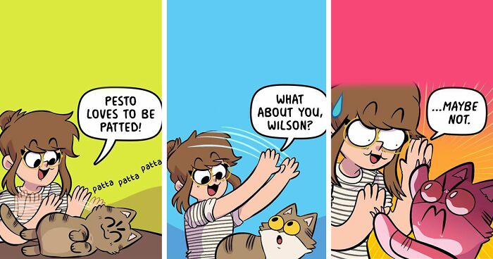 39 Cute And Relatable Comics From Sarah Graley’s Series Perfect For Couples And Cat Lovers (New Pics)