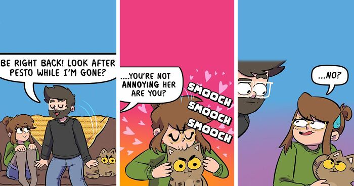 39 Hilariously Relatable Comics That Are Perfect For Couples And Cat Lovers, By This Artist (New Pics)