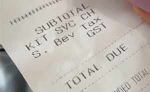 Woman Asks Important Questions After Finding A “Kitchen Service Tax” On Her Bill