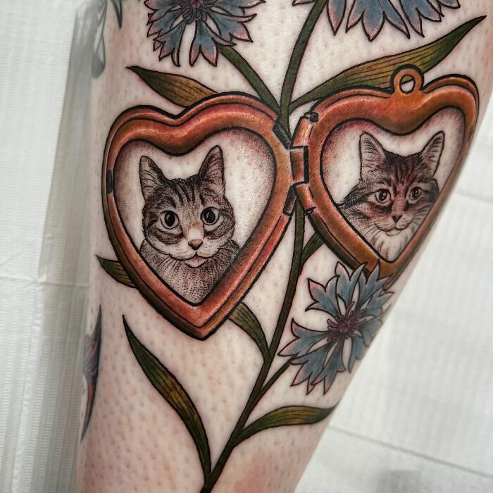 25 Cutest Pet Portrait Tattoos