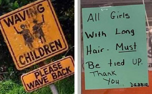 “Signs That Make You Just A Little Unsettled”: 50 Times People Felt Threatened By A Weird Sign