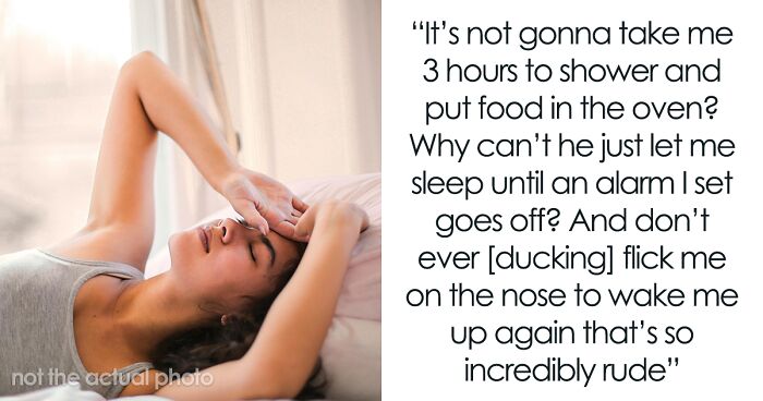 BF Won’t Let GF Ever Sleep In, She Explodes When He Once Again Wakes Her Up By Flicking Her Nose