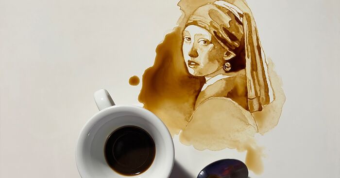 This Artist Creates Her Paintings Using Coffee, And Here Are Her 36 New Works