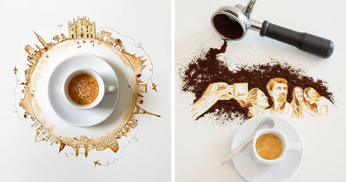 This Artist Creates Her Paintings Using Coffee, And Here Are Her 36 New Works