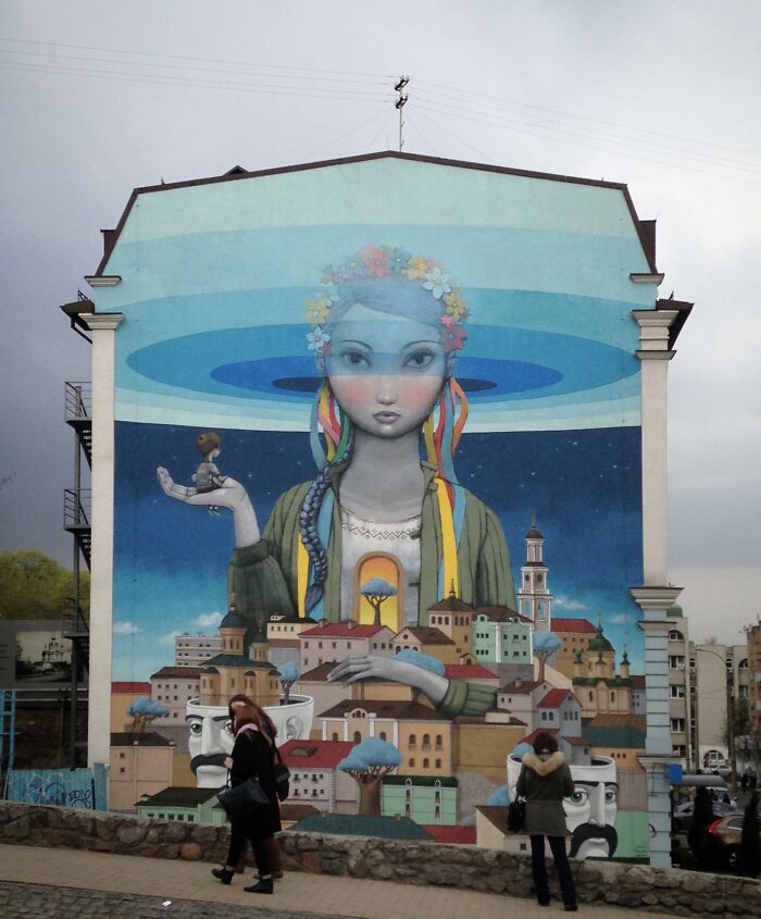 Artist Transforms Boring Buildings And Walls By Creating Spectacular ...