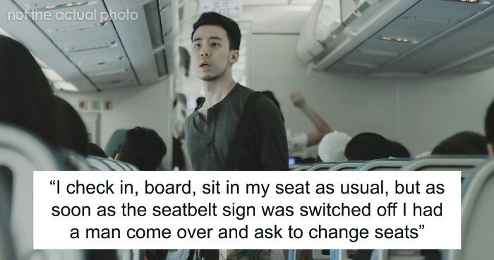 6’4” Tall Guy Gets An Uncomfortable Plane Seat, Tries To Bully Woman Who Paid $55 For Hers To Swap