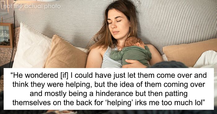 Mom Caves From Intrusive In-Laws Not Helping With Chores But Only Holding Baby, Is Called Out