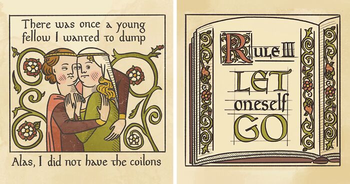 Medieval Romance Meets Modern Dating: Hilarious Comic By This Artist