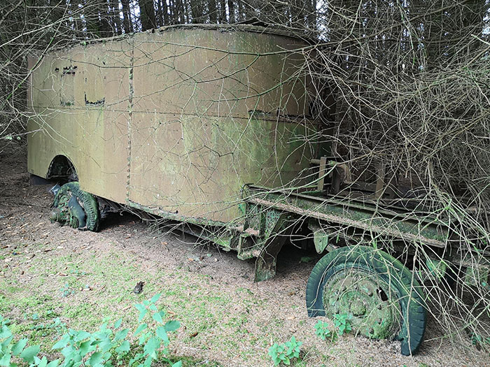 A Creepy WW2 Truck In The Woods