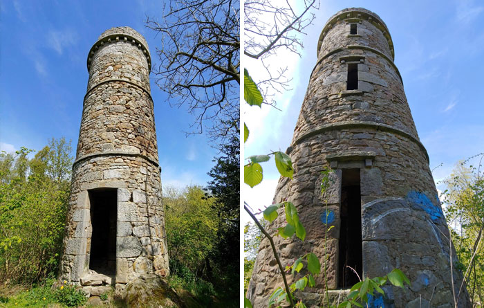 I Found This Tower Deep In The Woods In Scotland