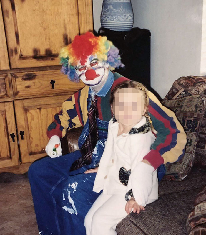 My Mom Paid A Stranger To Be A Clown At My Sister's Birthday. This Image Still Haunts Me