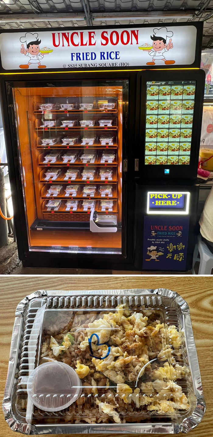 Fried Rice In Vending Machines