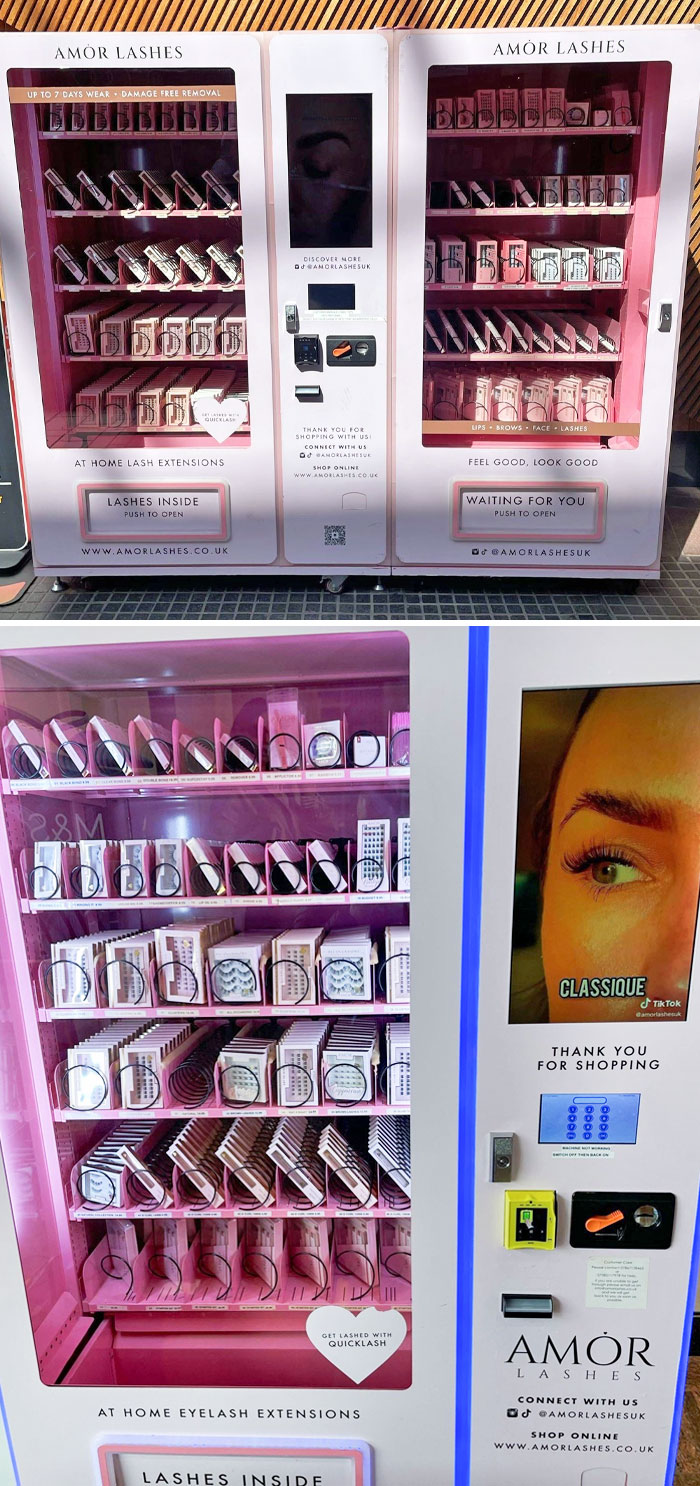 Shopping In Bristol This Weekend? Both Of Our Stunning DIY Lash Vending Machines Have Been Fully Restocked This Week