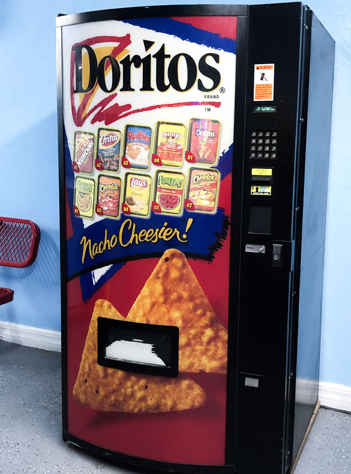 Found An Old-School Doritos Vending Machine