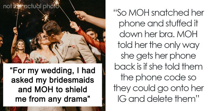 Woman Shares The Story Of Wedding Drama She Got Brilliantly Protected From By Her 'Bouncerettes'