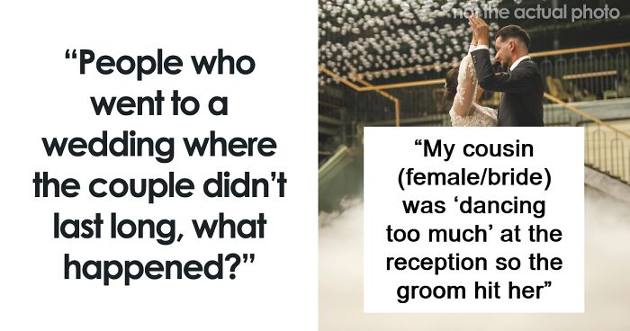 89 People Describe Weddings That Ended In Disaster