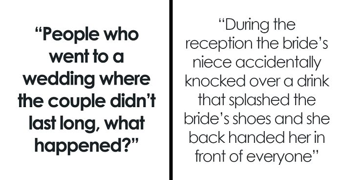 89 Times Weddings Ended In Disaster, Shared In This Online Thread