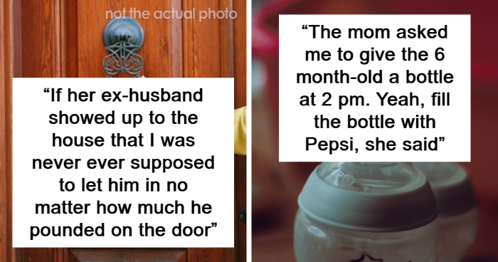 “Don’t Let Baby Take Her Shoes Off”: 35 Weirdest Things Parents Asked Babysitters To Do