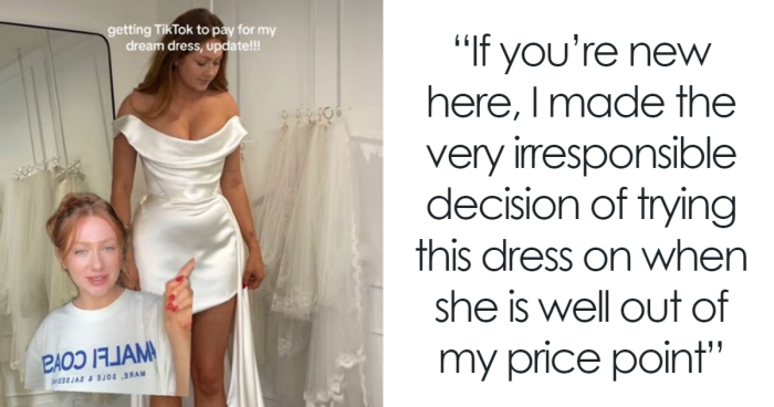 Bride-To-Be Asks Internet To Help Her Buy The Dream Wedding Dress She Can’t Afford