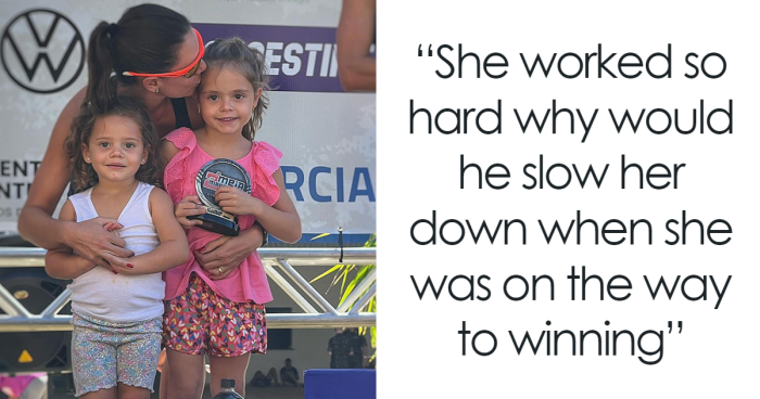 After Dad Was Slammed For Pushing Kids In Front Of Her, Marathoner Mom Says It Was Planned