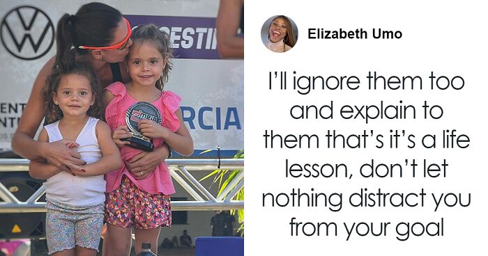 Woman Defends Dad Who Pushed Kids In Front Her At Marathon Finish Line