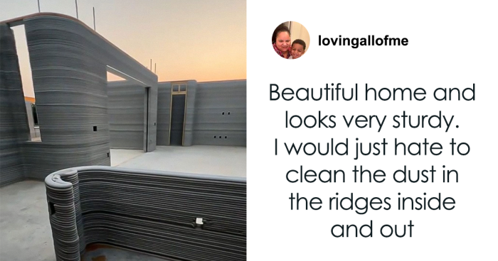 Couple Posts Tour Of 3D-Printed House With Four Bedrooms And Three Bathrooms