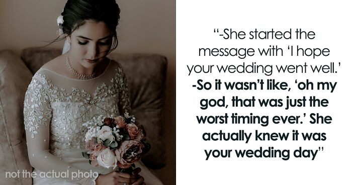 Bride Shocked To Receive A Message From Boss On Her Wedding Day Saying That She's Fired